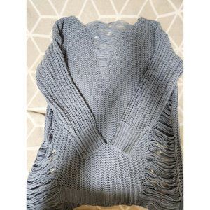 Fashion Nova Loosen Up Distressed Sweater